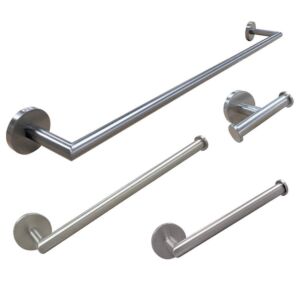 Unique 4 Pcs Set Bath Accessories - Satin Finish ACC-503