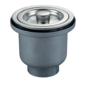 Unique Kitchen Sink Strainer w/ Removable Deep Waste Basket DES-500