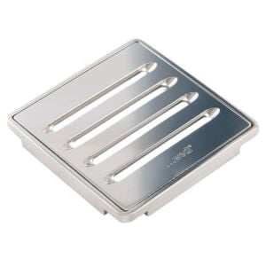 Wedi Fundo Slotted Design Stainless Steel Cover Set - 4